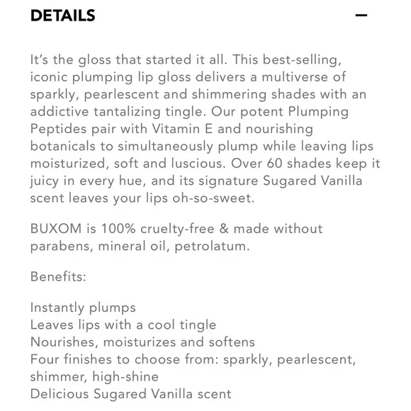 Buxom Full On Lip Plumping Lip Polish 👄 New. - Picture 5 of 9